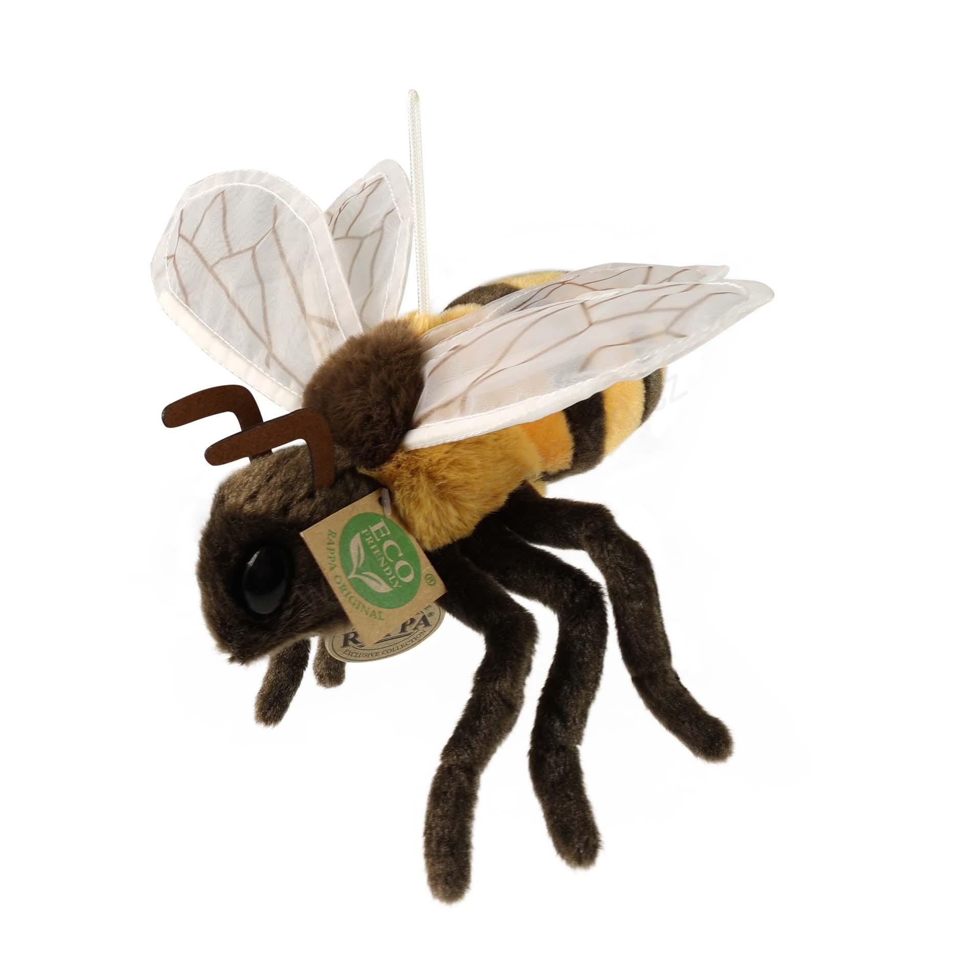 Plyšová včela 20 cm ECO-FRIENDLY