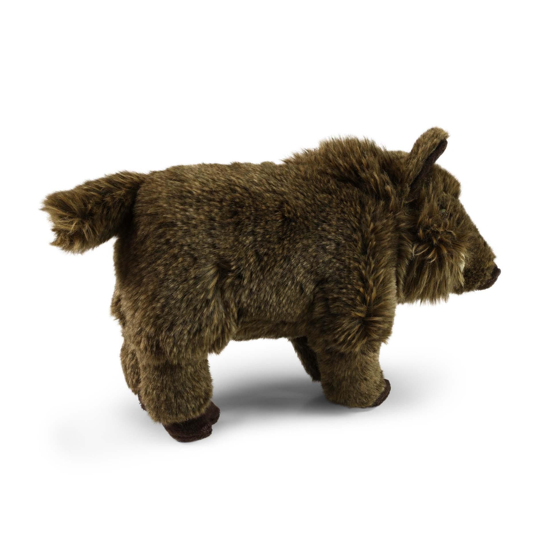 Plyšové prase divoké, divočák stojící 28 cm ECO-FRIENDLY