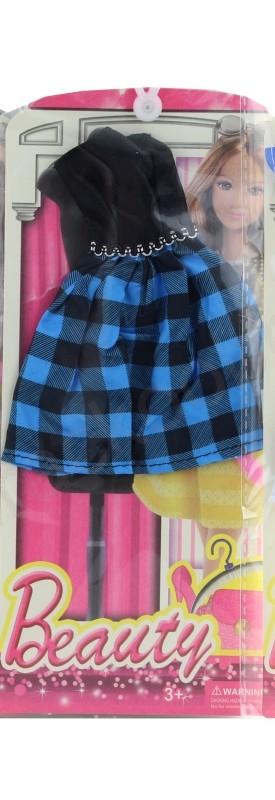 Šaty / oblečky na panenku, s doplňky (4 druhy)