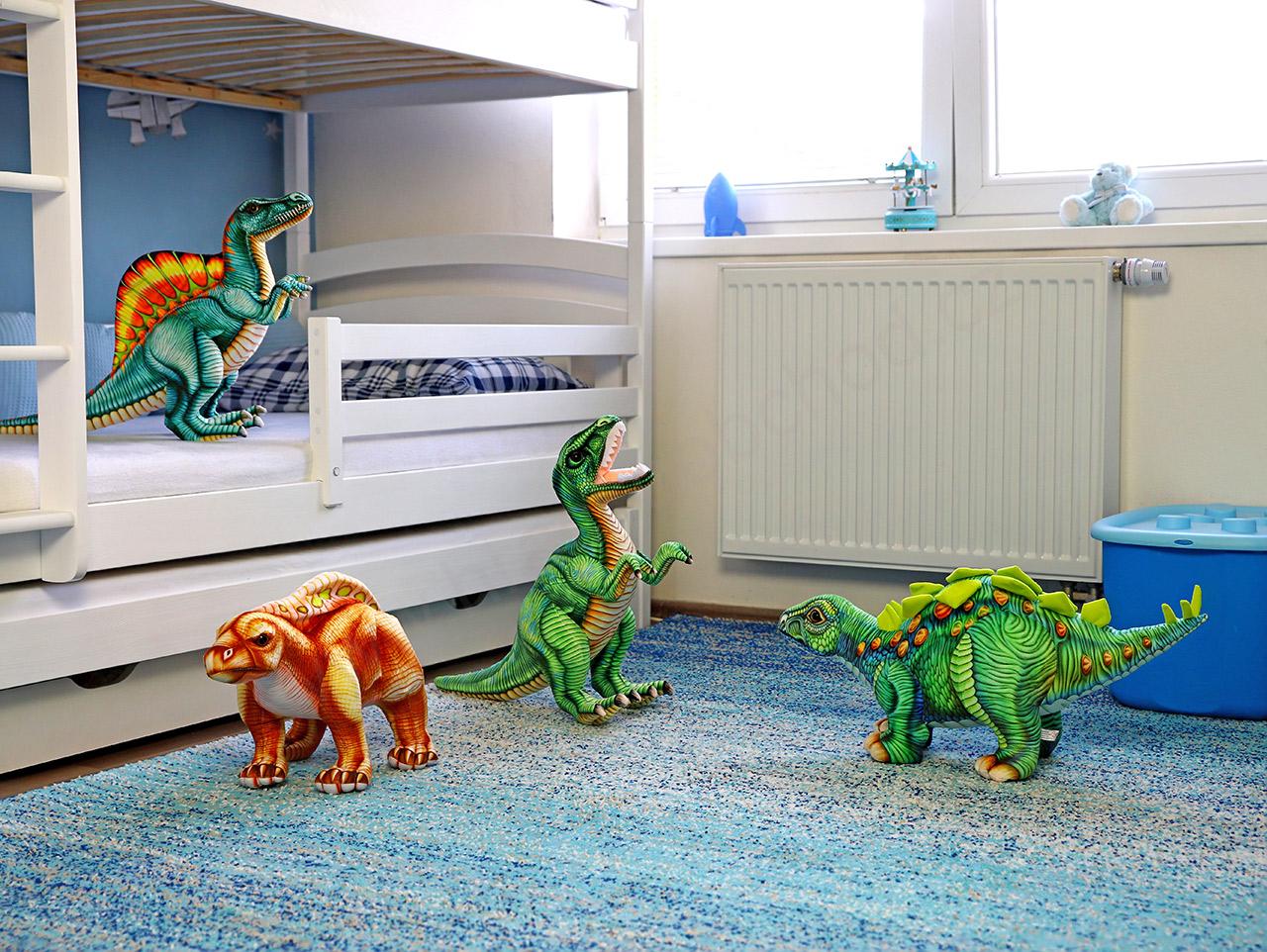 Plyšový dinosaurus dinosaurus Tyrannosaurus rex / T-Rex 68 cm, zelený 