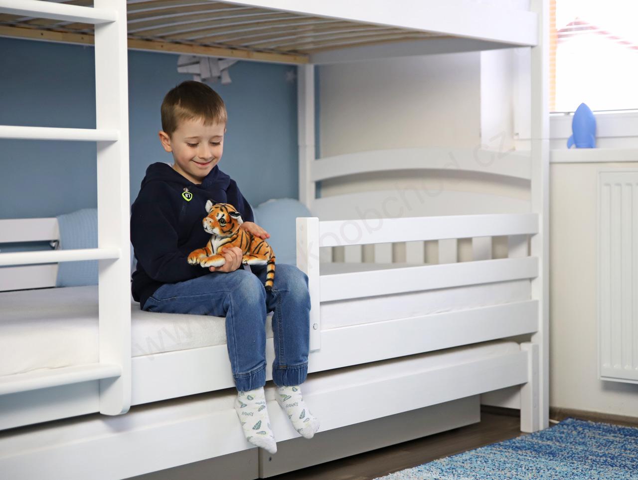 Plyšový TYGR HNĚDÝ ležící mládě 22 cm