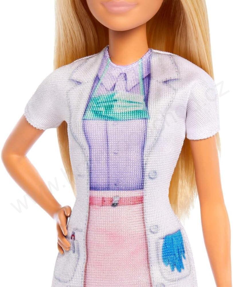 Barbie Povolání herní set s panenkou - doktorka zubařka blondýnka JCR74