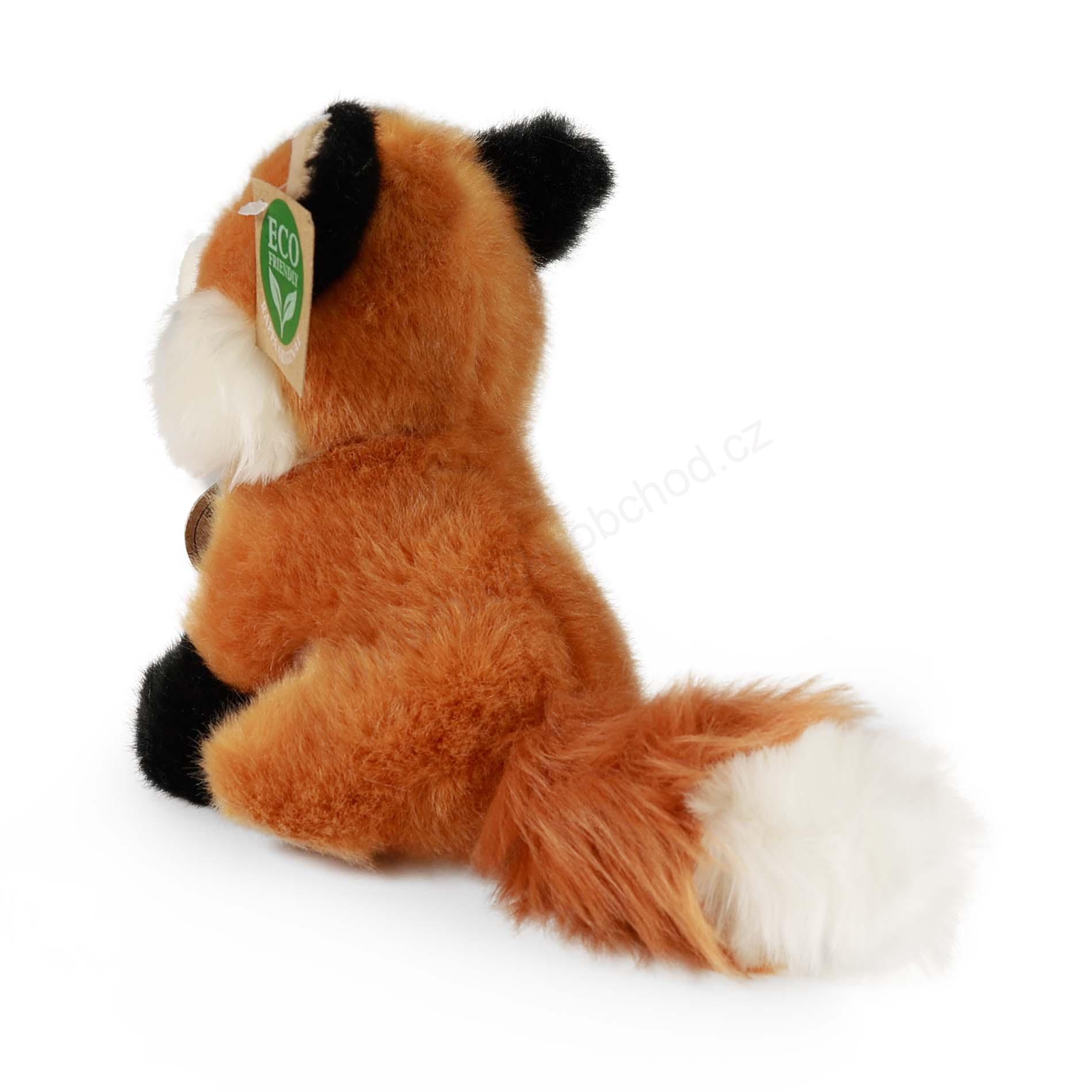 Plyšová liška sedící 16 cm ECO-FRIENDLY