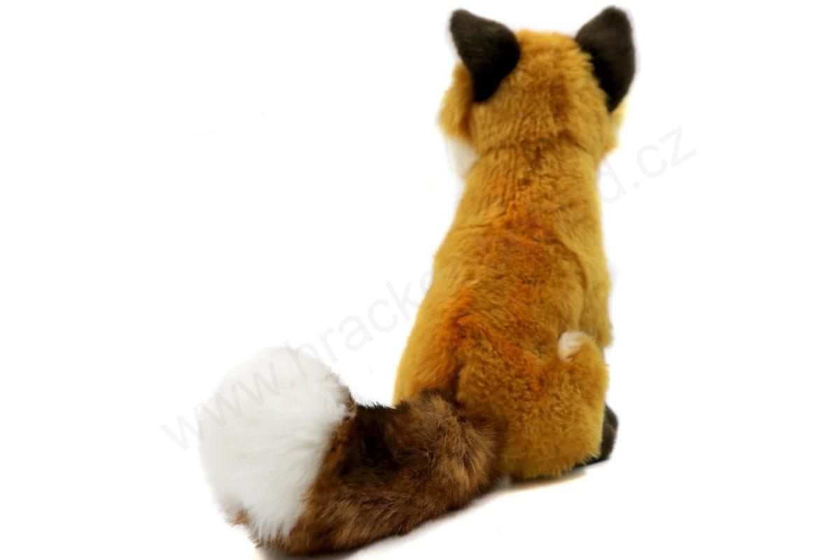 Plyšová LIŠKA liška sedící 27 cm ECO FRIENDLY