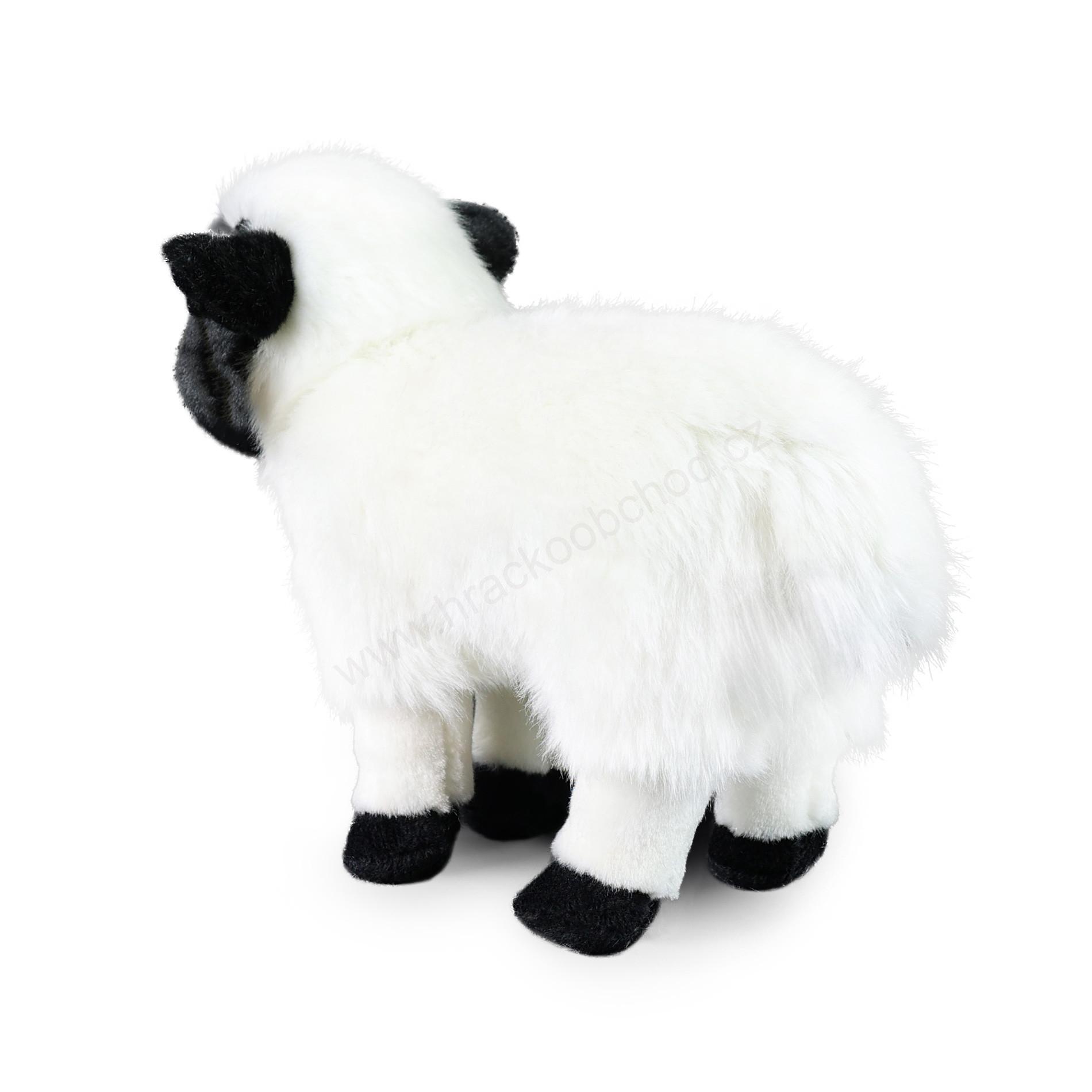 Plyšová ovce černobílá stojící 27 cm ECO-FRIENDLY