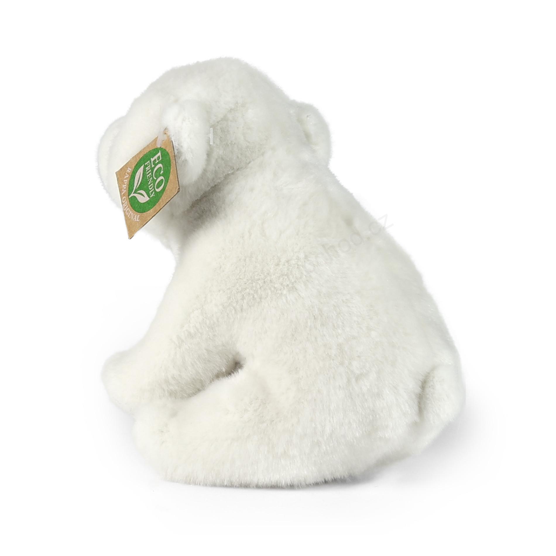 Plyšový lední medvěd sedící 20 cm ECO-FRIENDLY