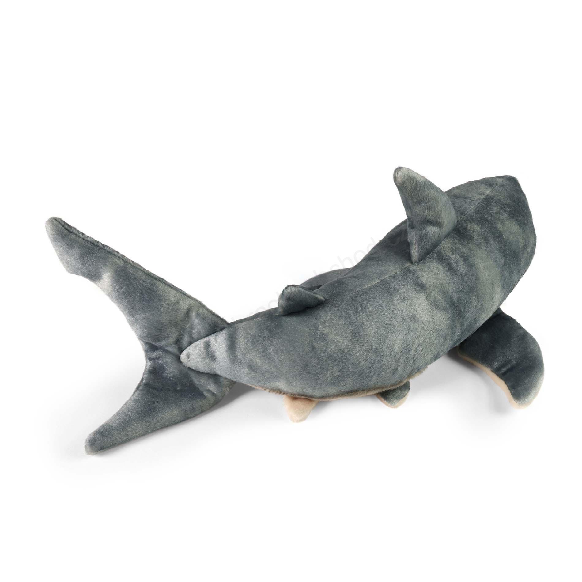 Plyšový žralok šedý 40 cm ECO-FRIENDLY