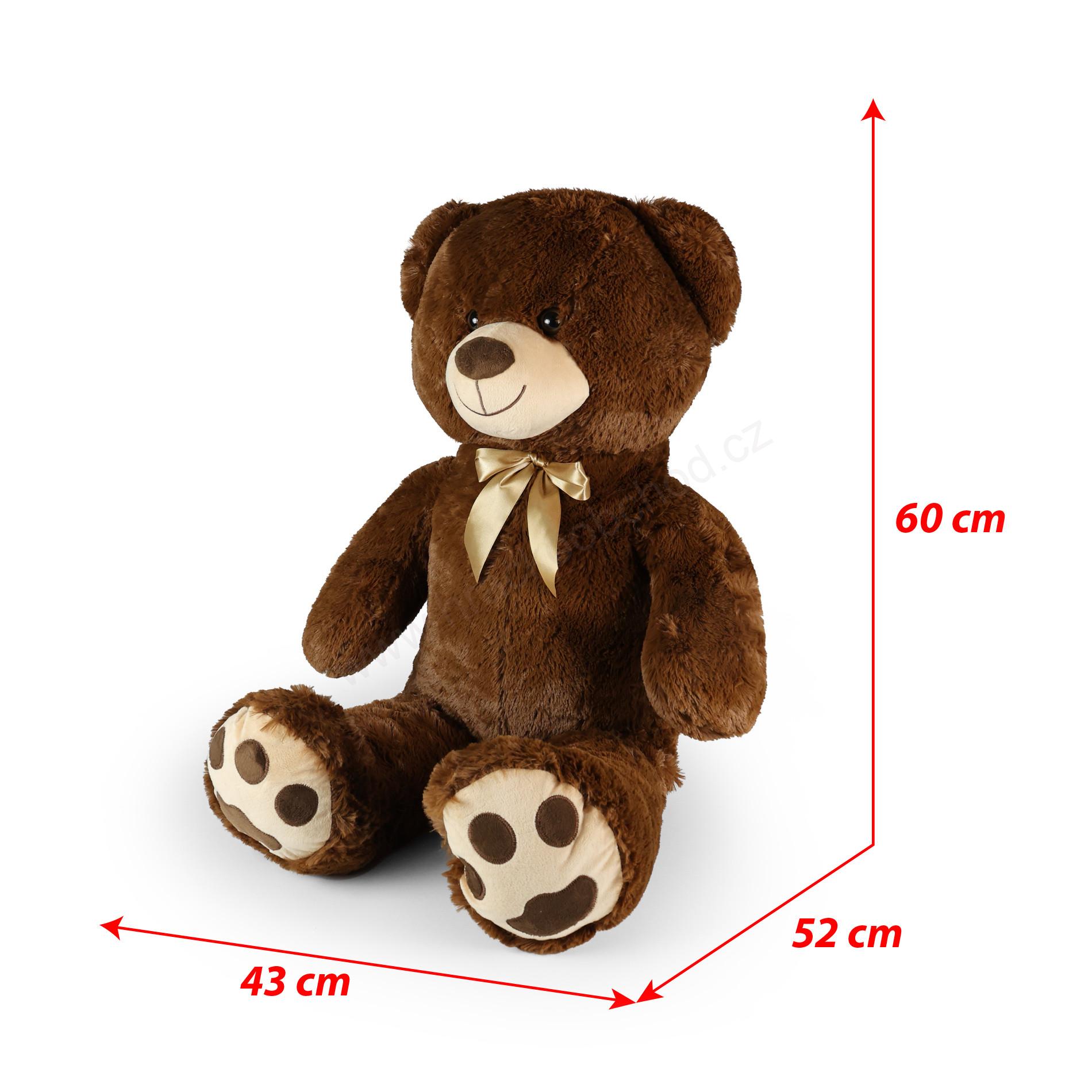 Velký plyšový medvěd ŠTEFAN 100 cm, s visačkou