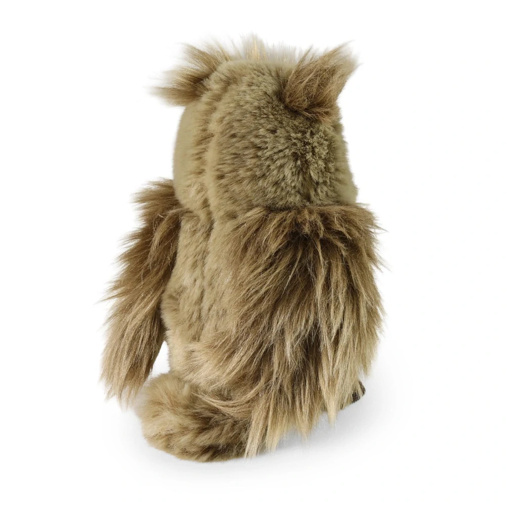 Plyšová sova / výr virginský 18 cm ECO-FRIENDLY