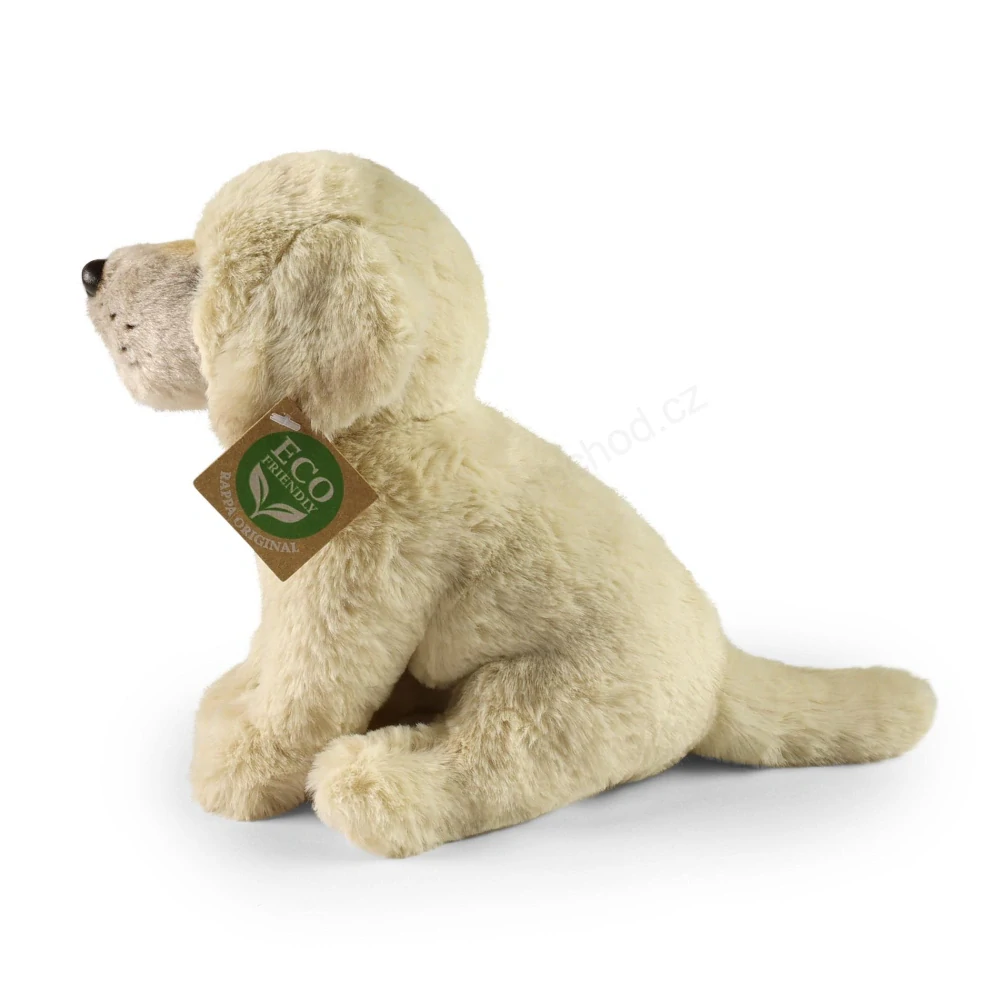Plyšový pes retrívr / labrador sedící 23 cm ECO-FRIENDLY SOFT