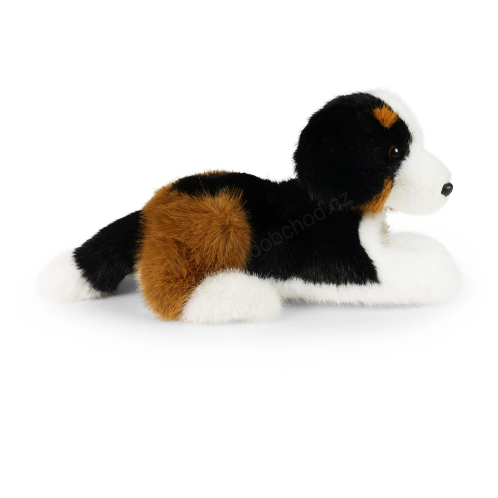 Plyšový pes bernský salašnický 22 cm, ležící ECO-FRIENDLY PLUSH WORLD
