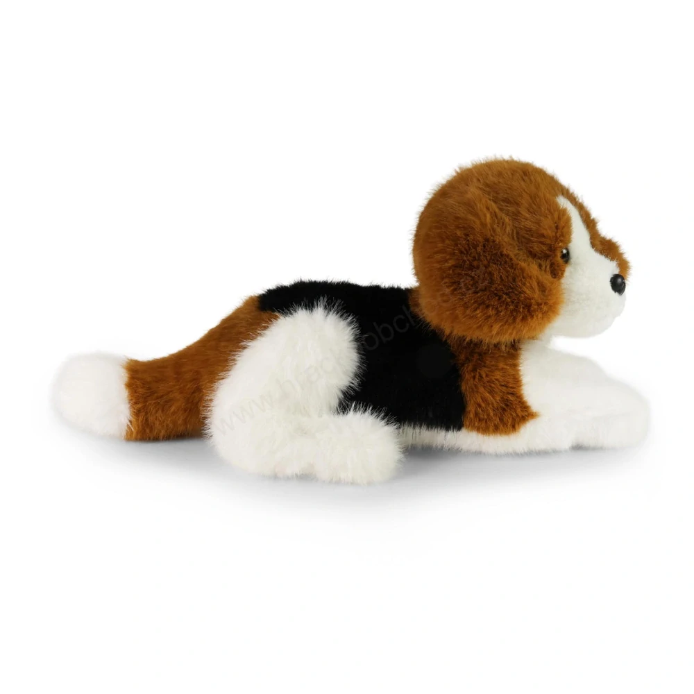 Plyšový pes Bígl ležící 22 cm ECO-FRIENDLY PLUSH WORLD