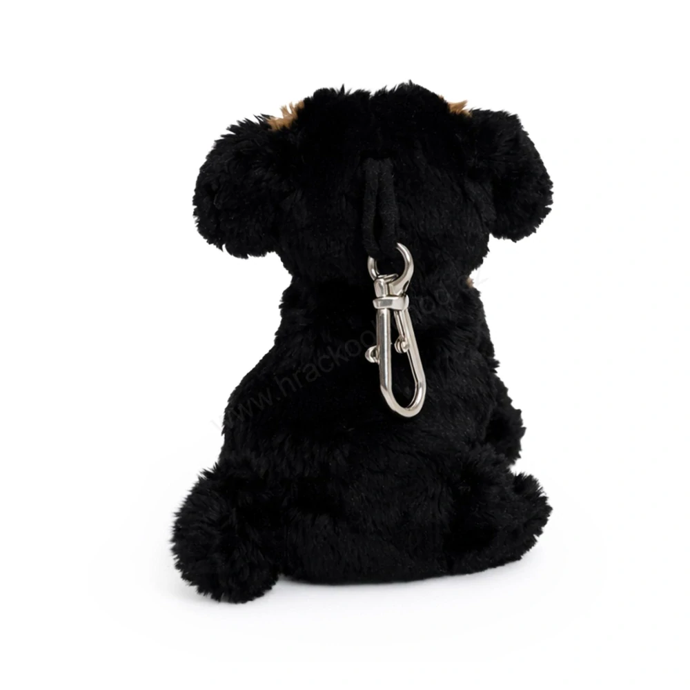 Plyšová klíčenka / přívěšek pes bernský salašnický sedící 9 cm ECO-FRIENDLY PLUSH WORLD