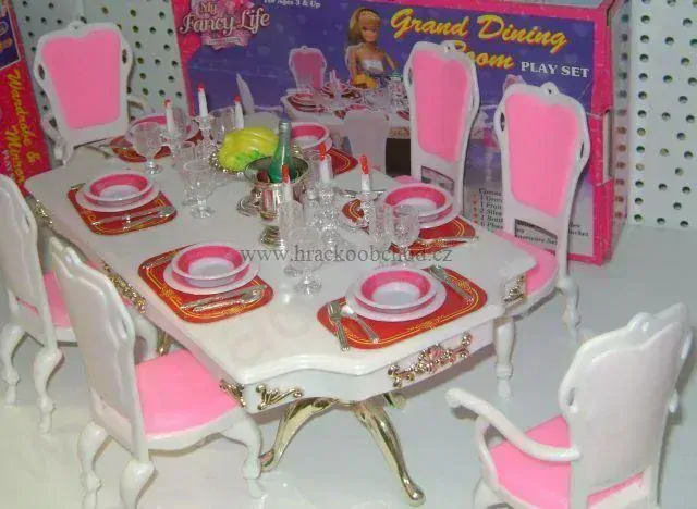JÍDELNA pro Barbie - STŮL VELKÝ I.