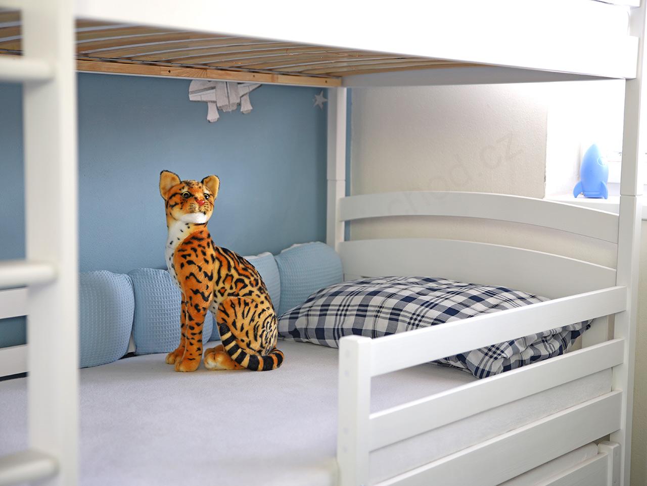 Plyšový OCELOT sedící 46 cm