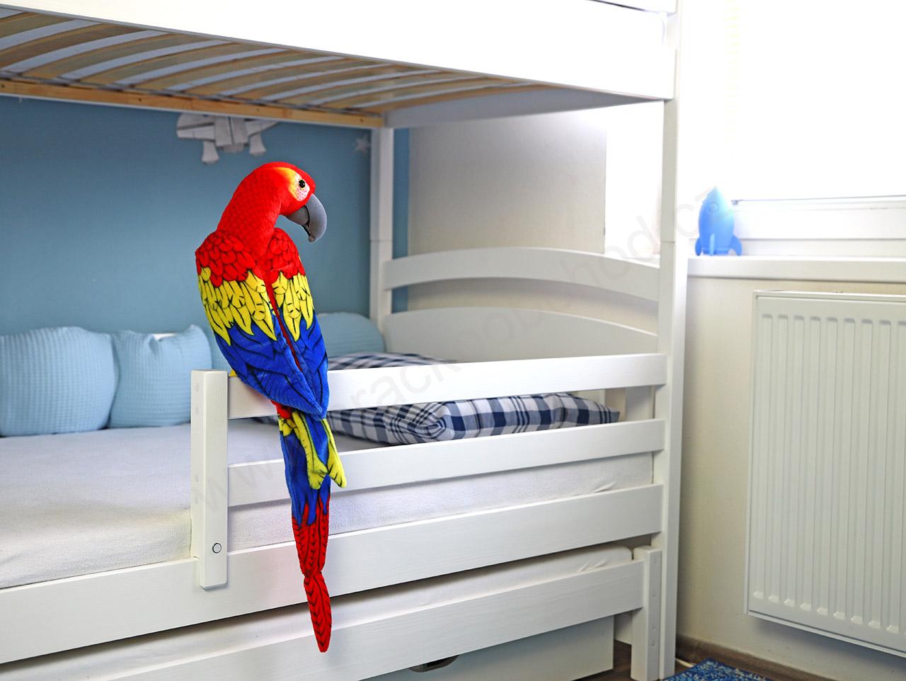 Plyšový papoušek ARA červený 40 cm