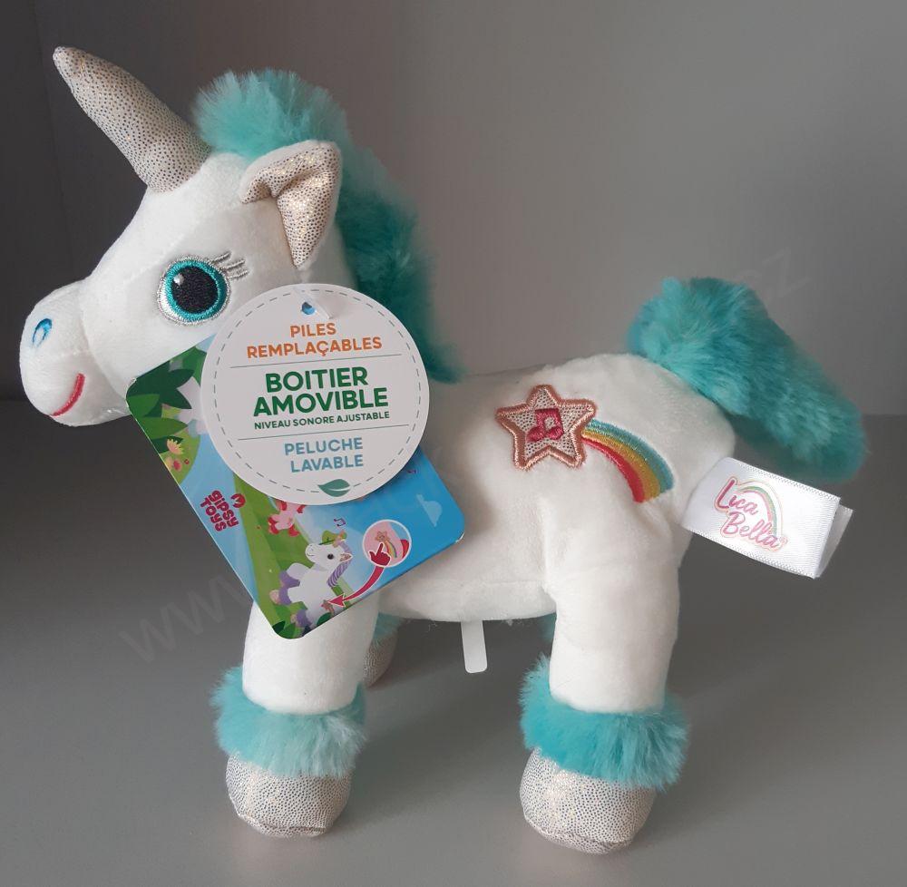 GIPSY TOYS Plyšový Jednorožec zvukový 22 cm - různé druhy