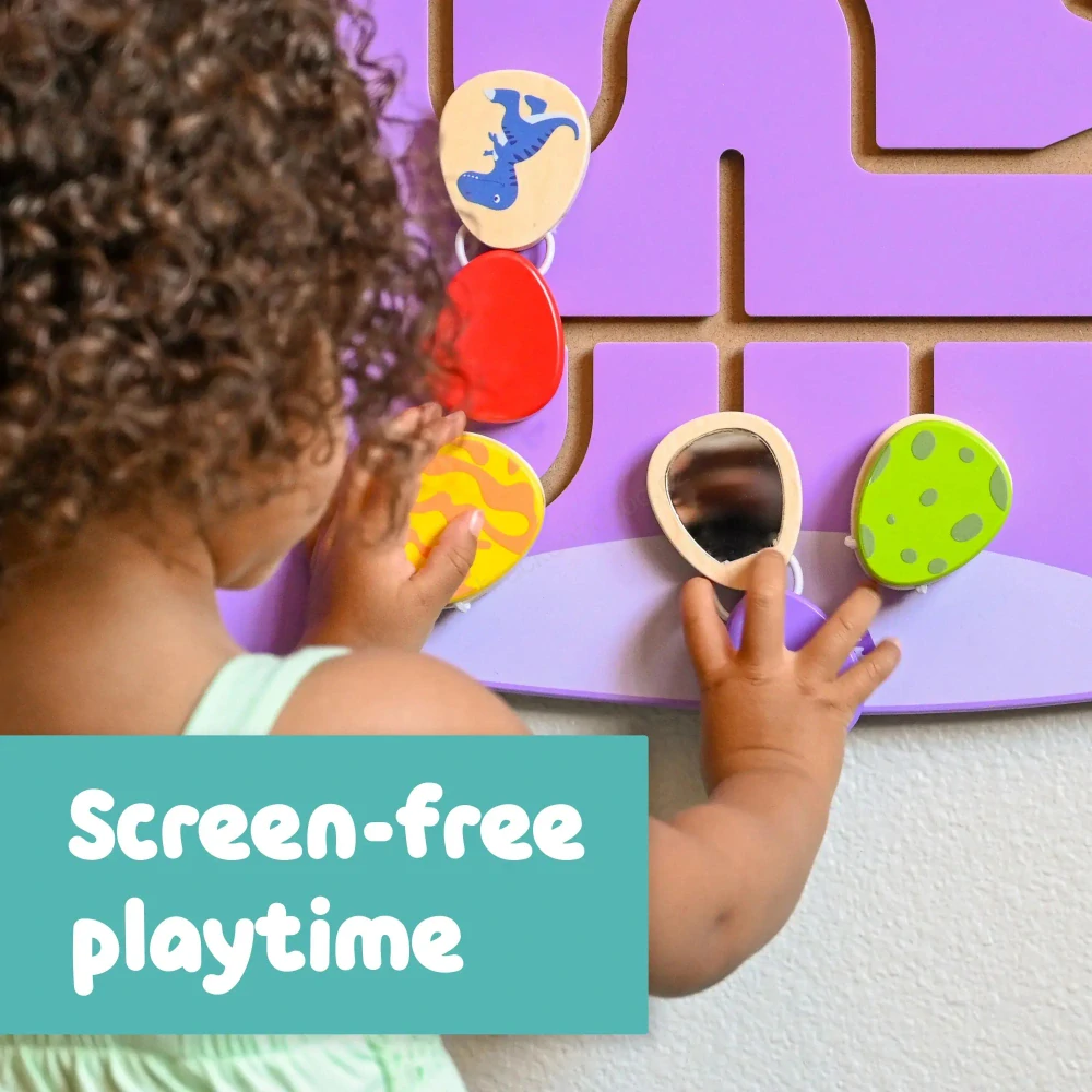 Dřevěná nástěnná hra - Dinosaurus Triceratops