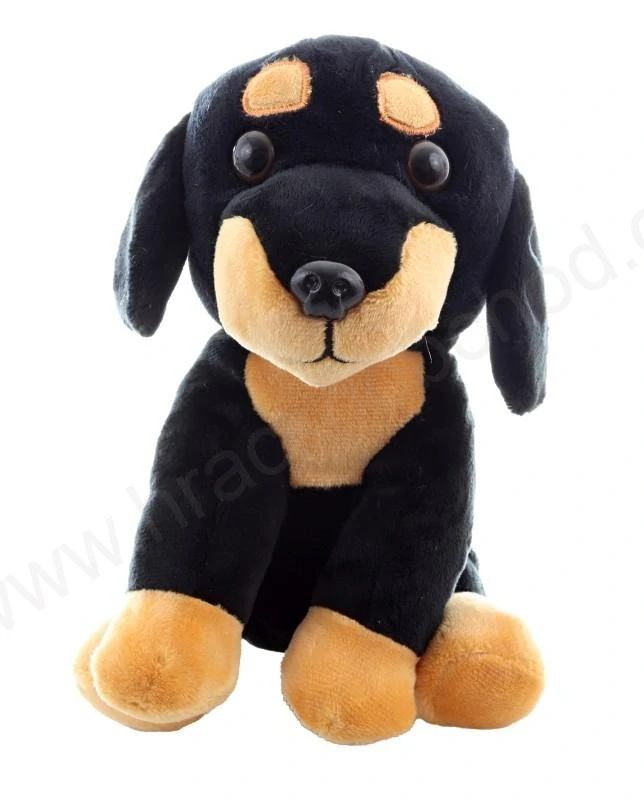 Plyšový pes 18 cm, sedící  (4 druhy)