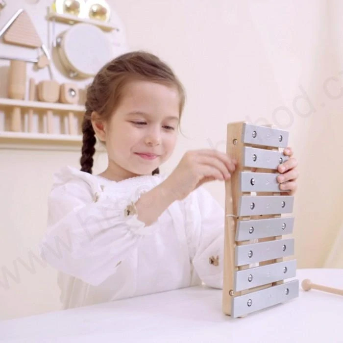 Dřevěná nástěnná hra - hudební nástroje