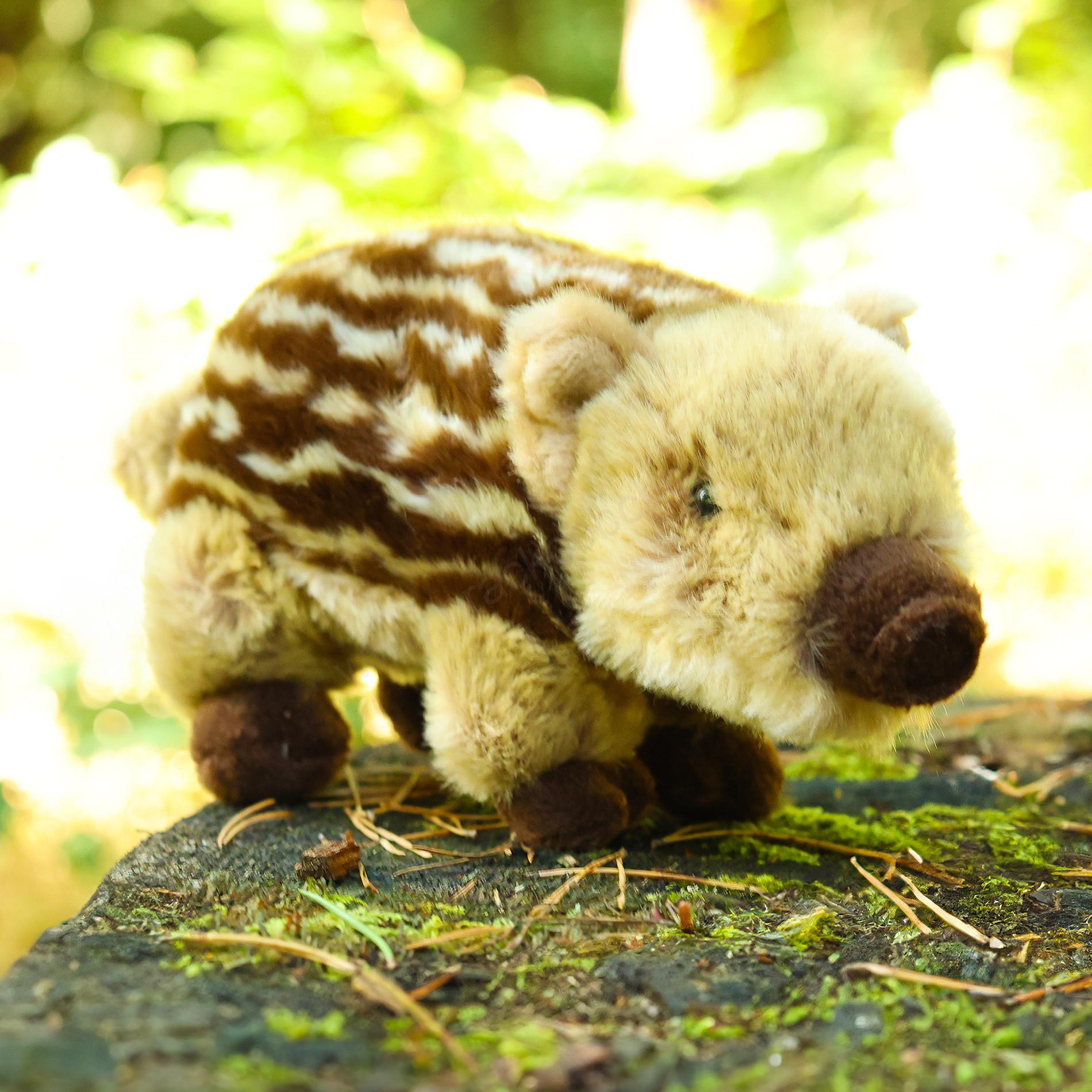 Plyšové PRASE divoké , divočák - mládě 22 cm