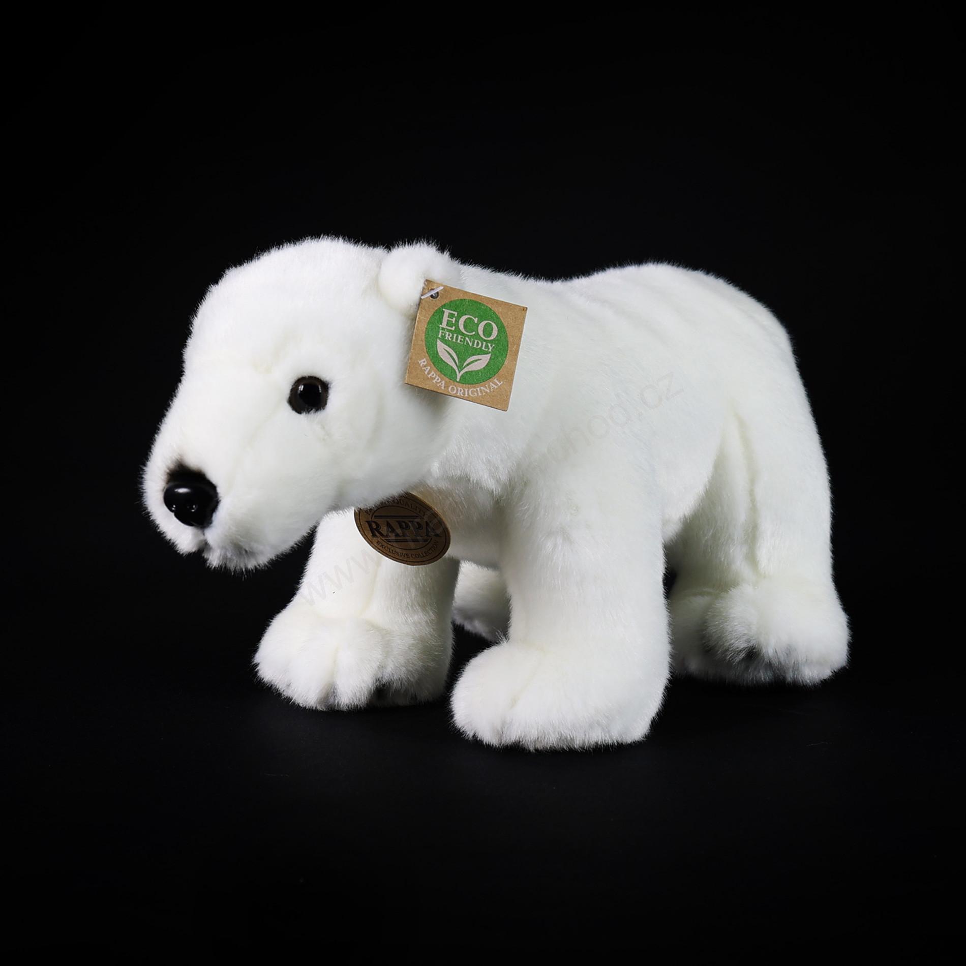 Plyšový lední medvěd stojící 30 cm ECO-FRIENDLY