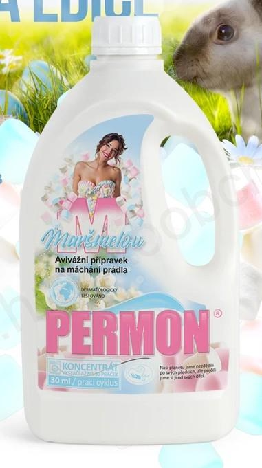PERMON M – MARŠMELOU – avivážní přípravek na máchání prádla 1,5 l * LIMITOVANÁ EDICE*