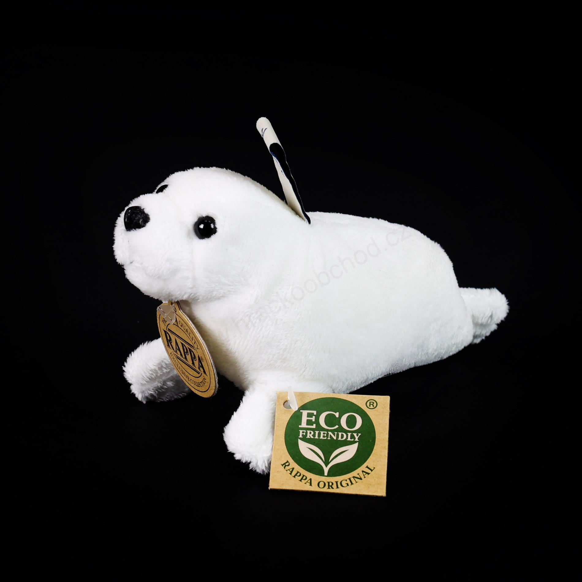 Plyšový tuleň bílý 15 cm ECO-FRIENDLY