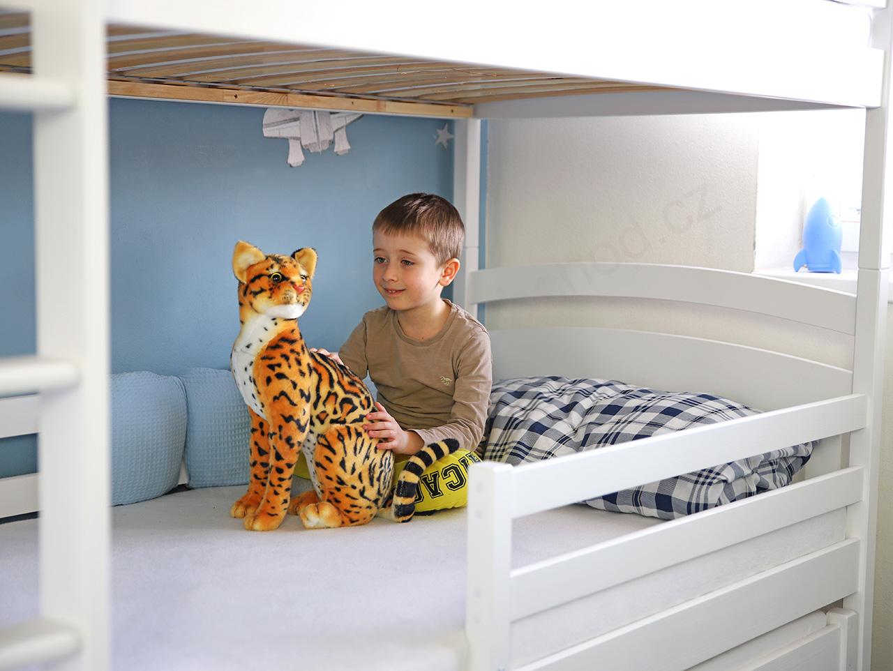 Plyšový OCELOT sedící 46 cm