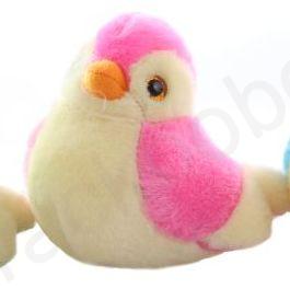 Plyšový Ptáček zvukový 14 cm