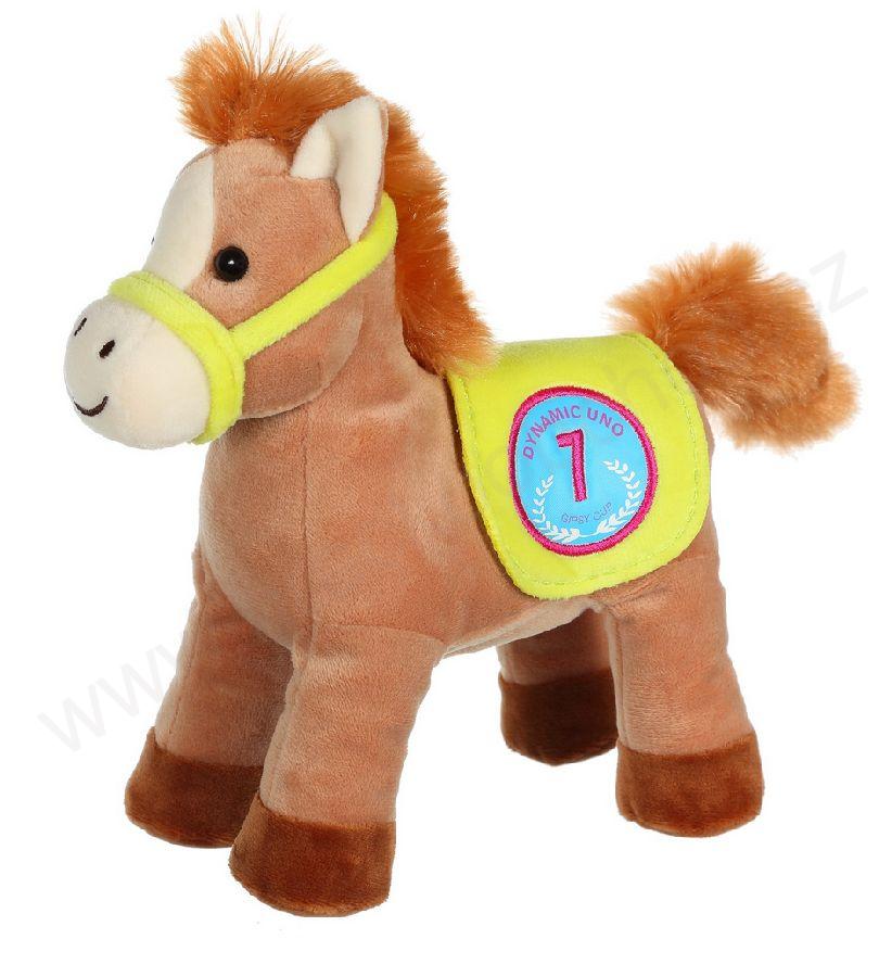 Plyšový koník zvukový 22 cm