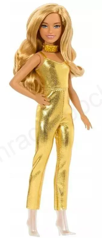 Barbie Modelka - zlatý overal HRH19