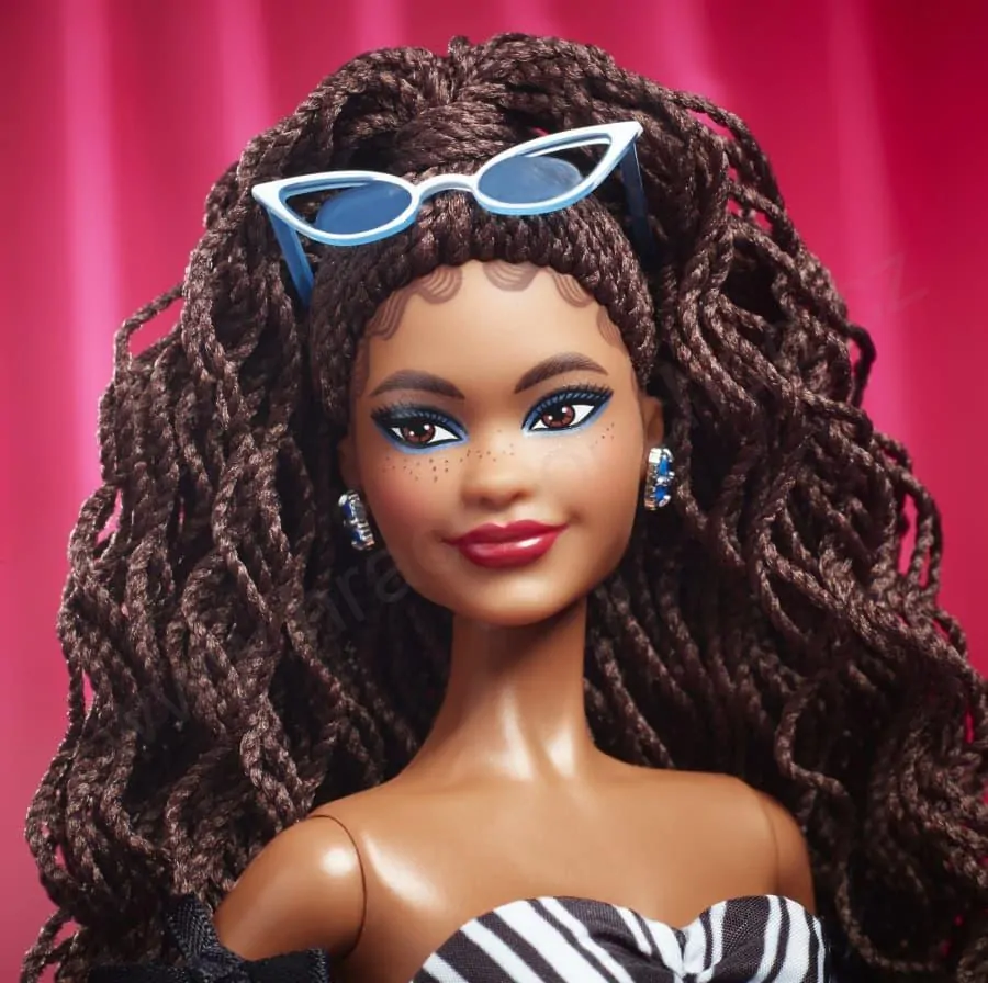 Barbie Panenka 65.výročí černovláska HRM59