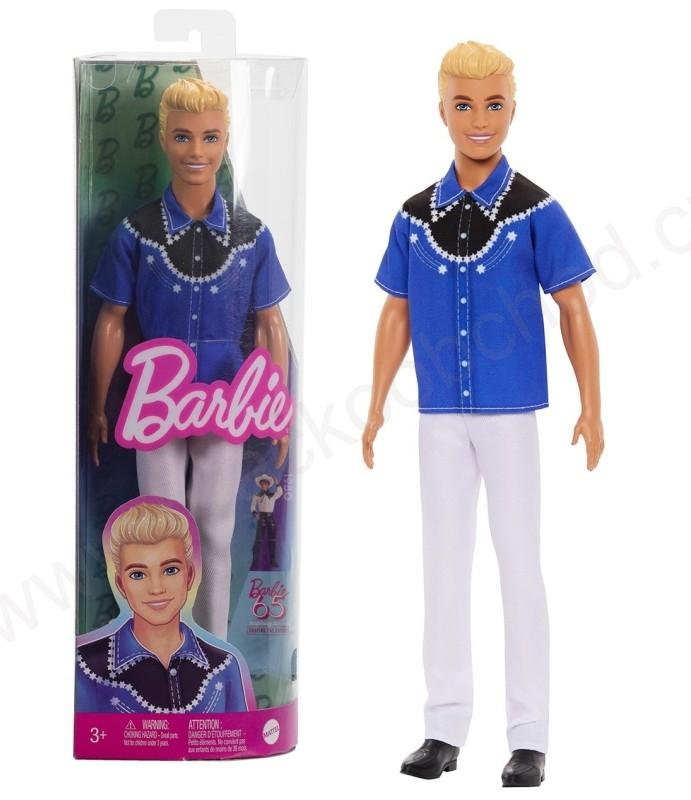 Barbie Model ken kovbojský obleček HRH25