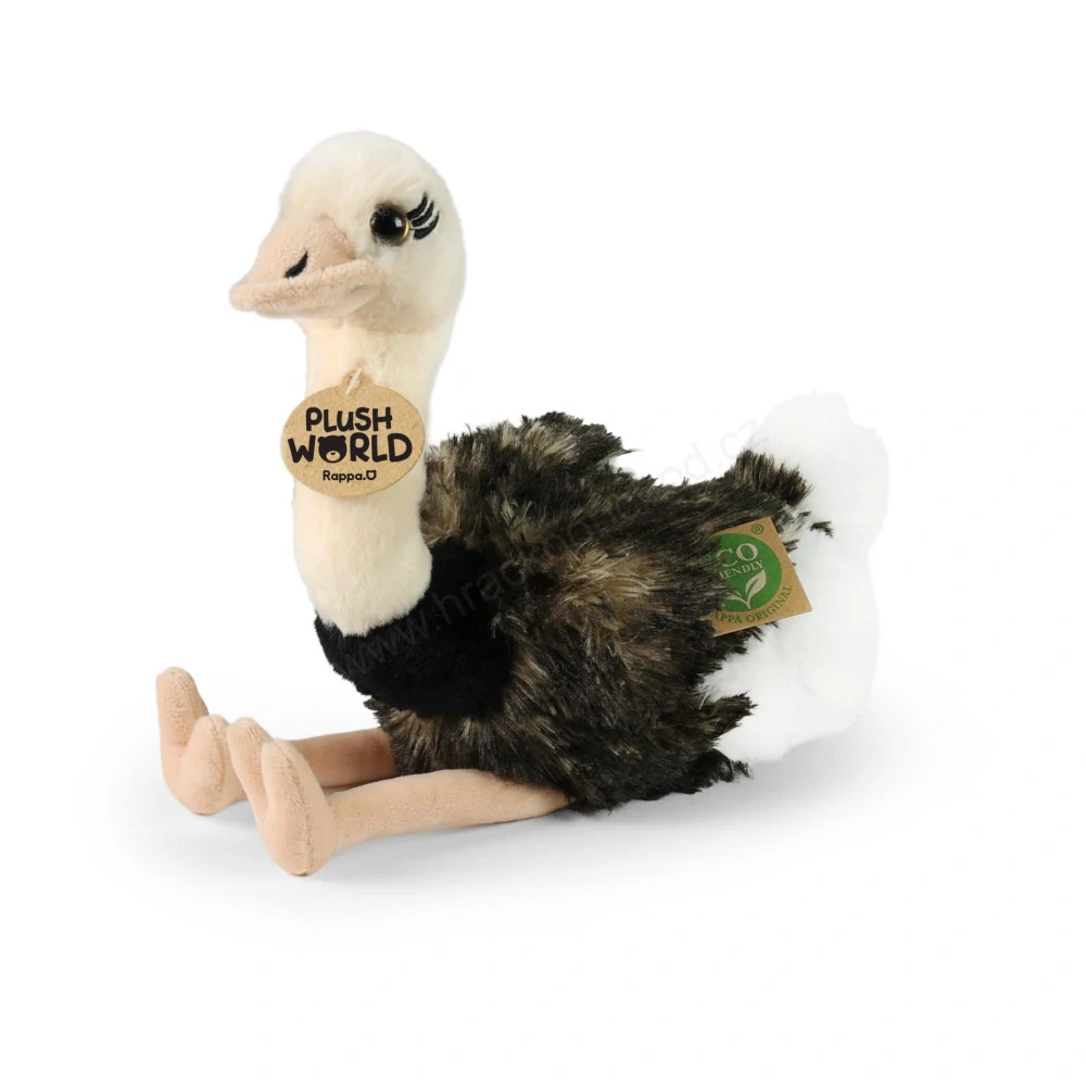 Plyšový pštros 33 cm ECO-FRIENDLY PLUSH WORLD