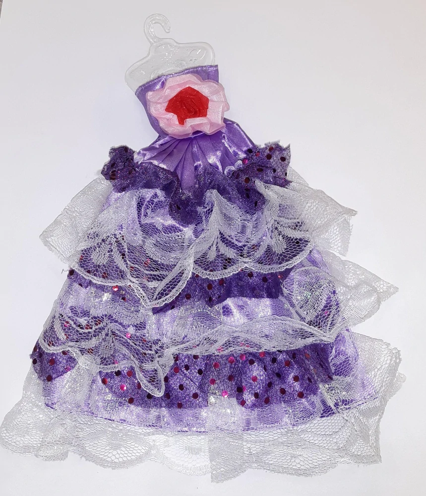 Šaty pro panenku typu Barbie - plesové I.