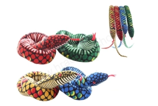 Plyšový HAD 160 cm - různé barvy