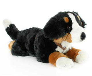 Plyšový Bernský Salašnický pes 65 cm, s postrojem