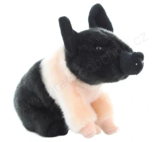 Plyšové PRASE - prasátko / selátko strakaté 18 cm