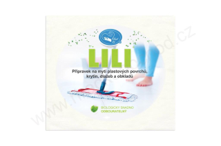 Etiketa na ředící láhev - Lili