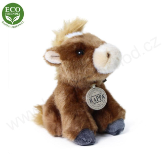 Plyšový kůň sedící 16 cm ECO-FRIENDLY 
