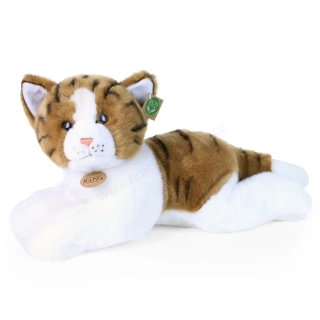 Plyšová kočka ležící 50 cm