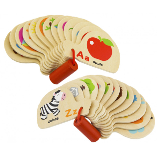 Dřevěná knížka pro nejmenší