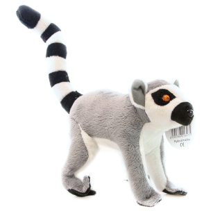 Plyšový lemur stojící 18 cm