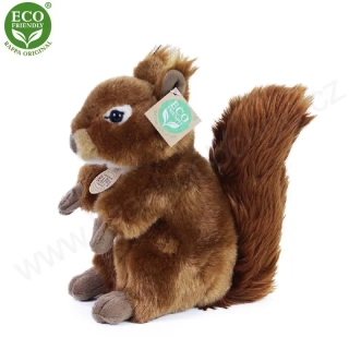 Plyšová veverka 21 cm ECO-FRIENDLY