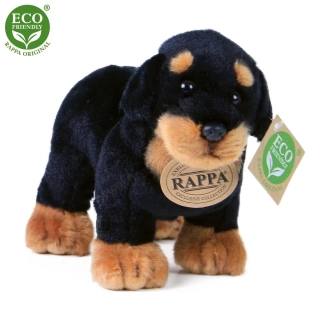 Plyšový pes rotvajler stojící 18 cm ECO-FRIENDLY