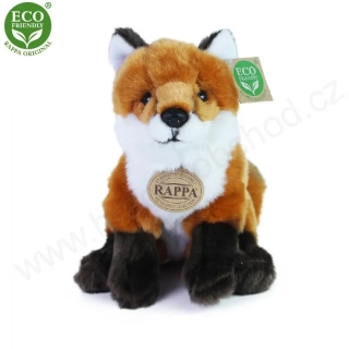 Plyšová liška sedící 21 cm ECO-FRIENDLY