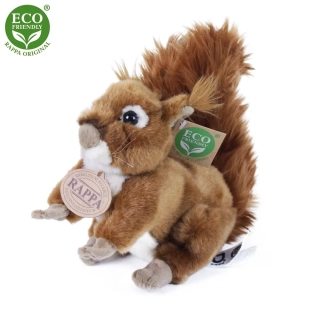 Plyšová veverka 17 cm ECO-FRIENDLY