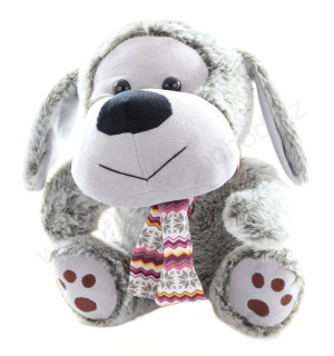 Plyšový pejsek veselý 25 cm