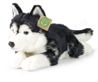 Plyšový pes husky 36 cm ECO-FRIENDLY
